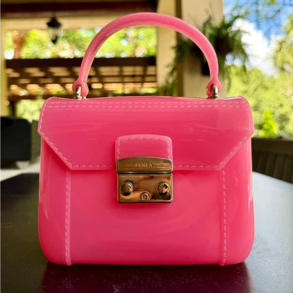 Pink Jelly Furla Cross-Body